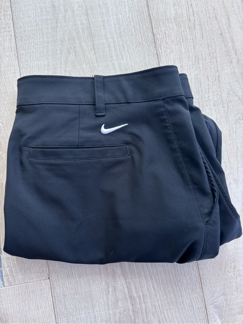 NIKE Black DRI-FIT Pants 36X30 Comfortable golf slacks.